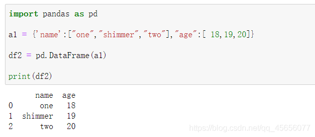 python學習之panda數據分析核心支持庫