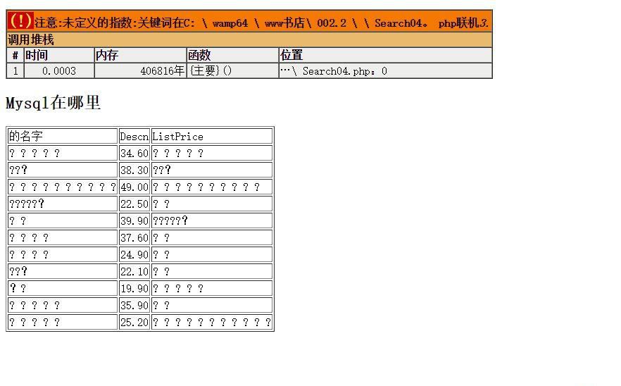 PHP搜索功能的實現(xiàn) 哪里錯了