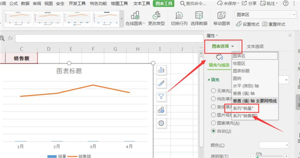 WPS如何制作雙坐標(biāo)圖表？WPS制作雙坐標(biāo)圖表方法