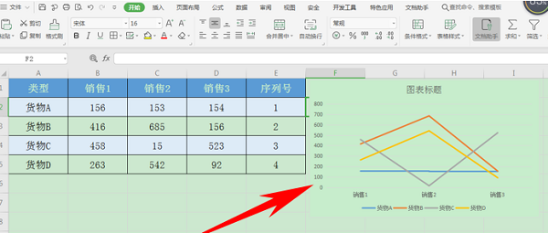 WPS中Excel圖表修改橫坐標的方法