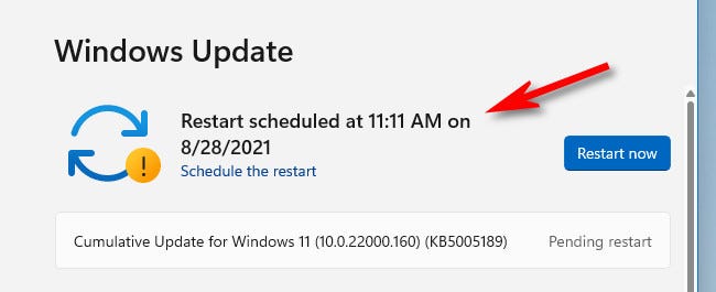 怎么在Windows 11上為Windows更新安排重新啟動？