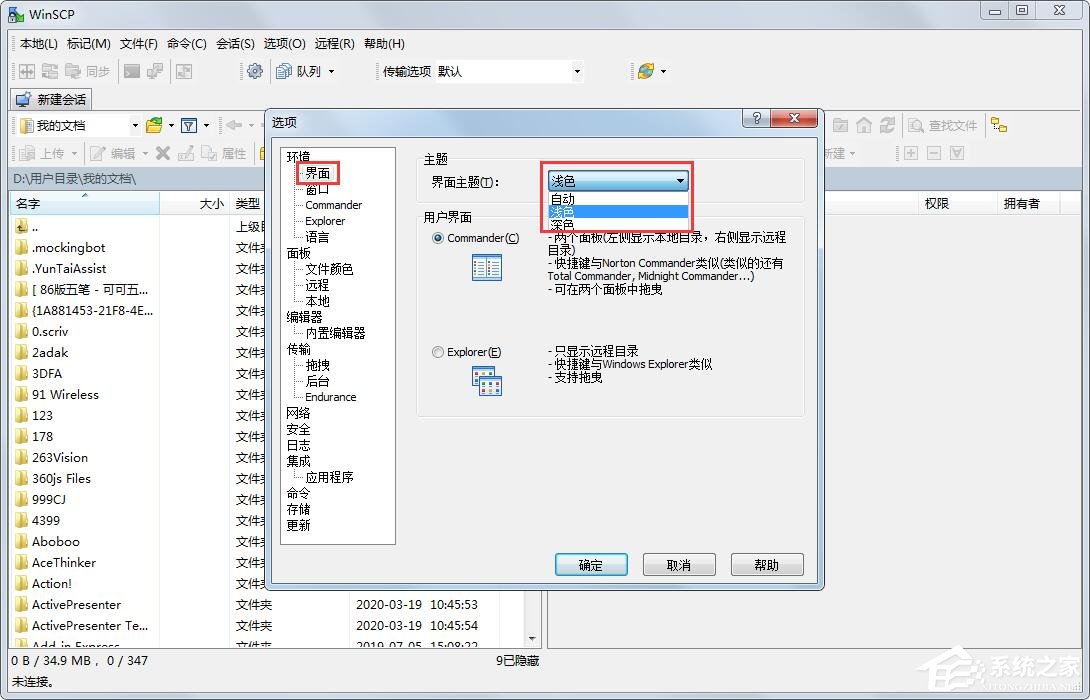 WinSCP怎么更改界面主題？輕松更改WinSCP界面主題的方法