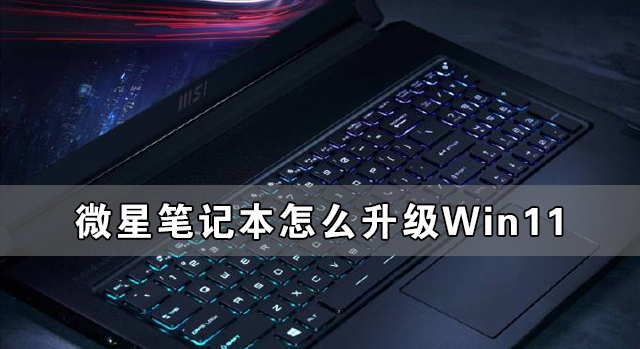 微星筆記本怎么升級Win11 微星筆記本升級Win11詳細教程