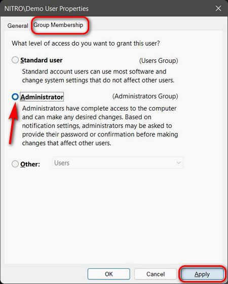 如何在Windows11專業版中更改管理員？