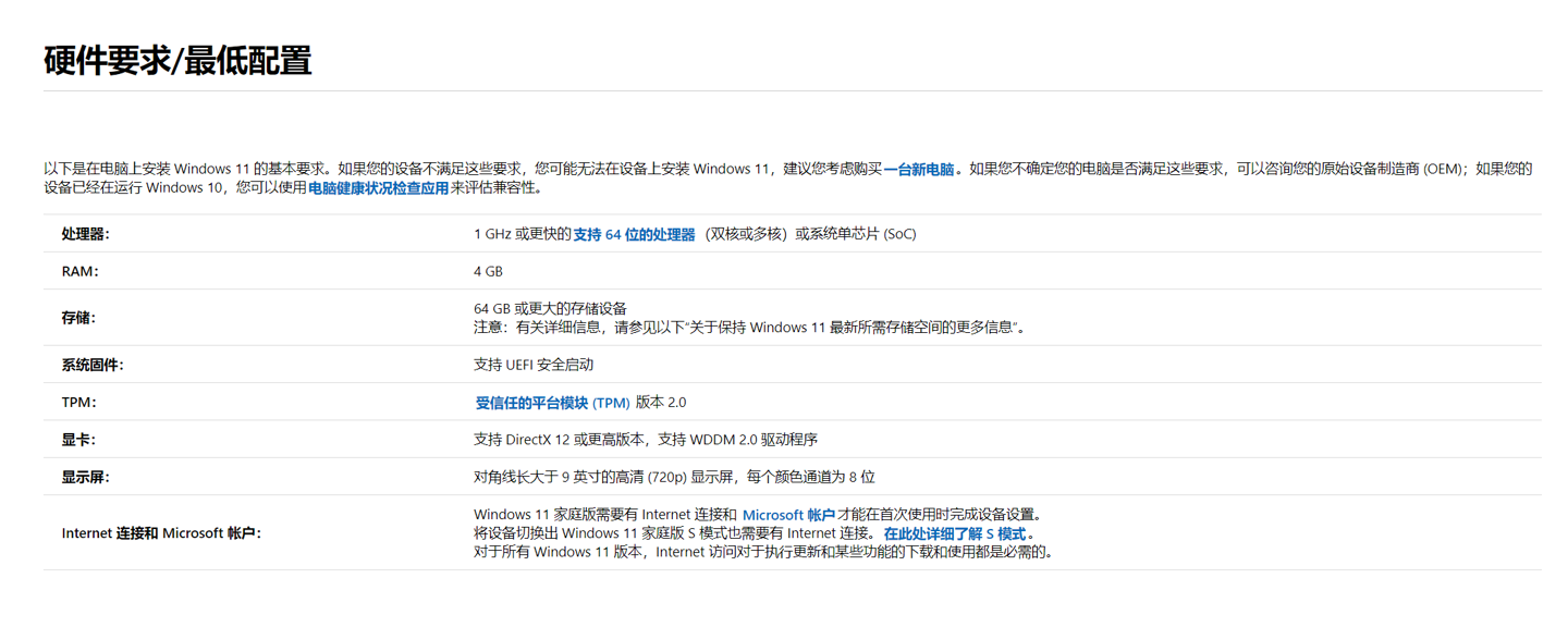 升級Win11最低配置要求是什么?Windows11最低配置要求介紹