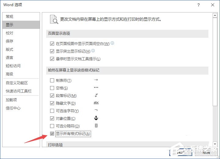 Word2019如何顯示所有格式標記？顯示所有格式標記的方法