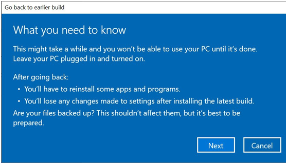 如何卸載Win10 20H2版本,并降級(jí)到以前的版本?