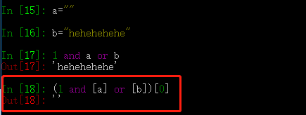 通過實(shí)例解析python and和or使用方法