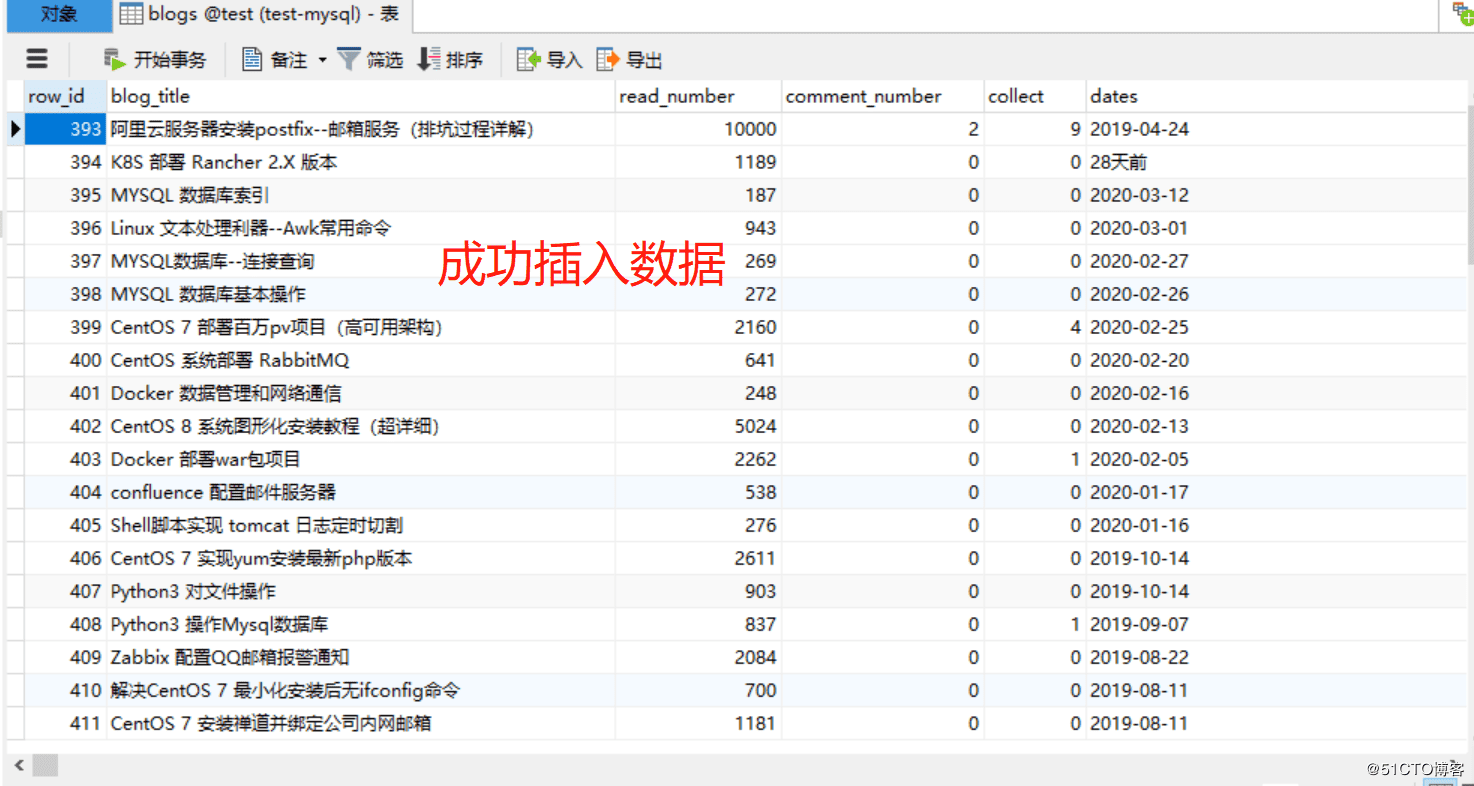 Python如何爬取51cto數據并存入MySQL