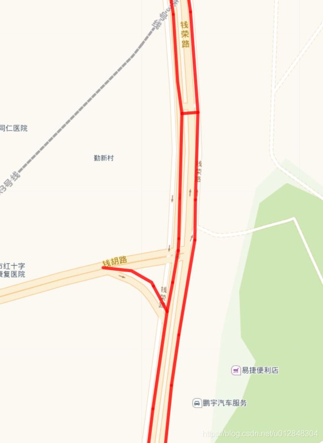 利用Python的folium包繪制城市道路圖的實現示例