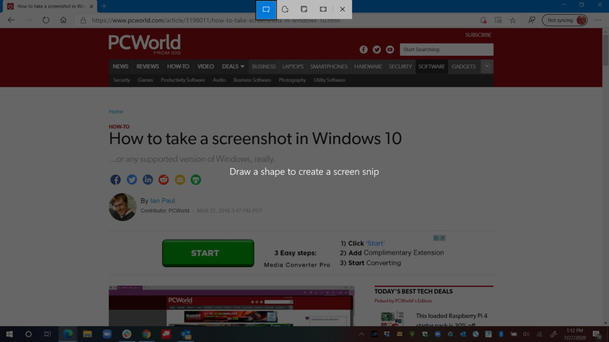 Win10系統(tǒng)怎么拍攝屏幕截圖?