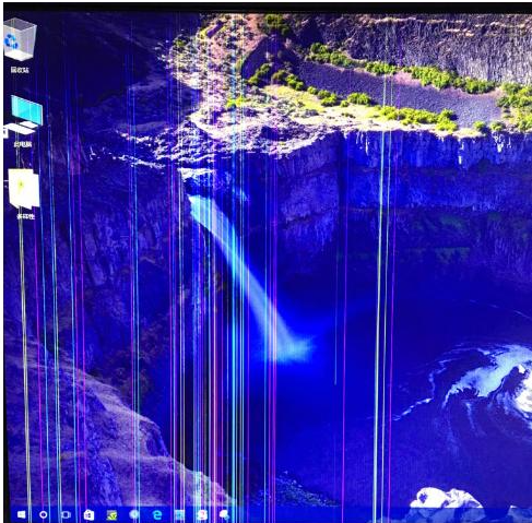 Win10電腦屏幕出現彩色條紋怎么辦?電腦屏幕出現彩色條紋解決方法