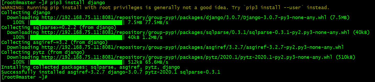 基于nexus3配置Python倉(cāng)庫(kù)過程詳解