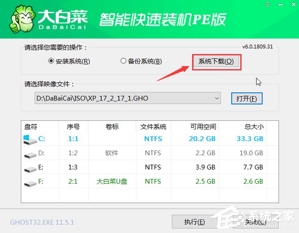 大白菜U盤裝系統(tǒng)教程:重裝Win7系統(tǒng)步驟詳解