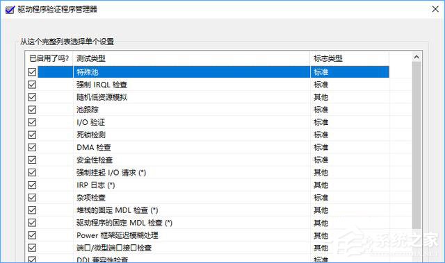 Win10如何使用“驅(qū)動程序驗(yàn)證程序管理器”排查有問題的驅(qū)動程序？