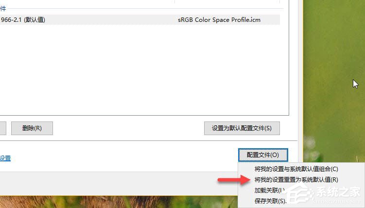 Windows10如何正確配置顯示器顏色配置文件？