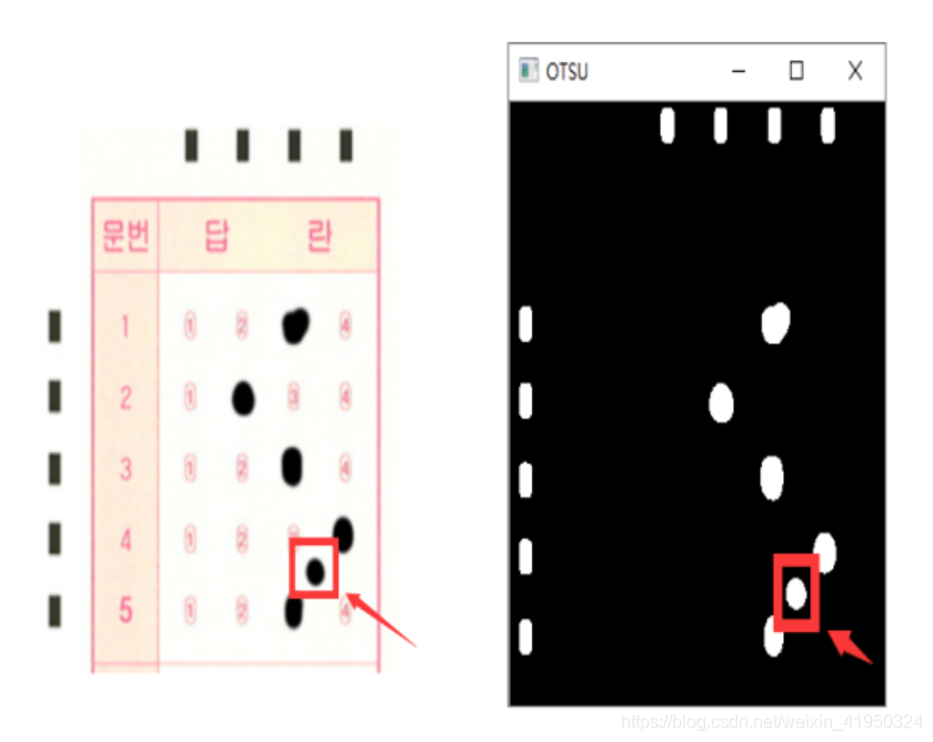 python利用opencv如何實(shí)現(xiàn)答題卡自動判卷
