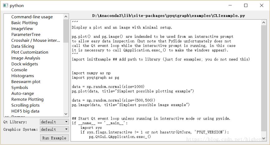 Python3.x+pyqtgraph實現數據可視化教程