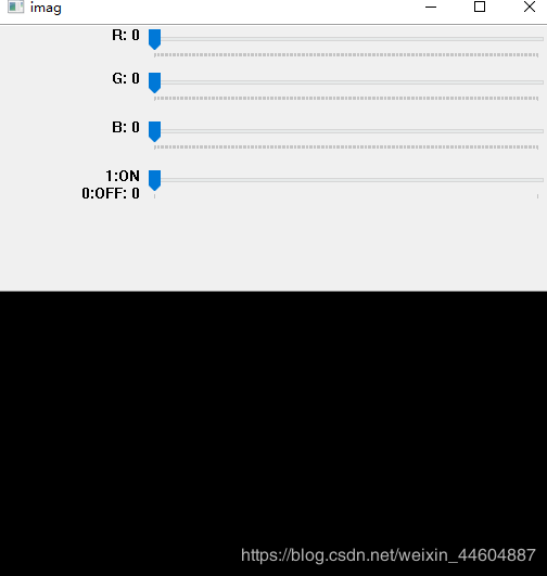Python Opencv 通過軌跡(跟蹤)欄實現(xiàn)更改整張圖像的背景顏色