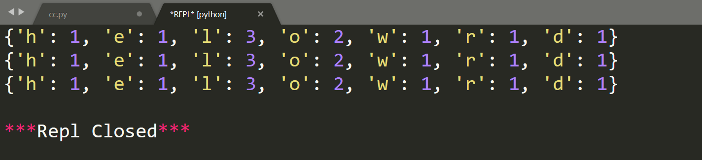 python統(tǒng)計(jì)字符串中字母出現(xiàn)次數(shù)代碼實(shí)例