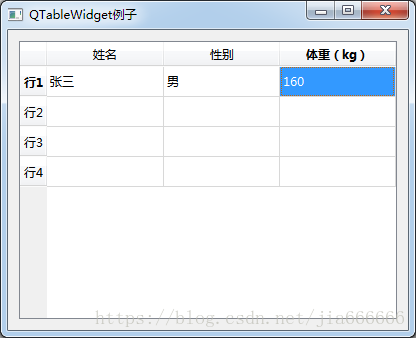 python GUI庫圖形界面開發(fā)之PyQt5控件QTableWidget詳細(xì)使用方法與屬性