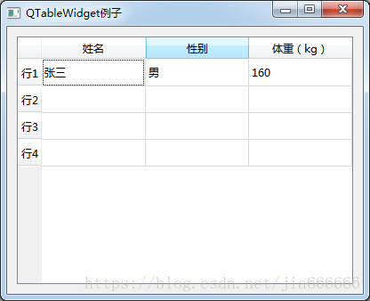 python GUI庫圖形界面開發(fā)之PyQt5控件QTableWidget詳細(xì)使用方法與屬性