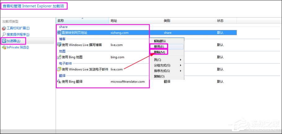 如何清除鼠標(biāo)右鍵多余項(xiàng)？Win7系統(tǒng)刪除右鍵多余菜單的方法