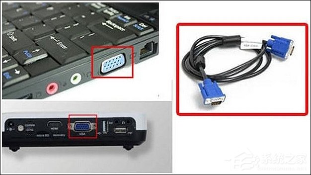 Win7電腦如何連接投影儀？投影儀連接電腦用什么線連接？