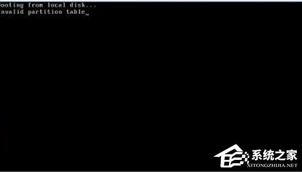 如何解決Win8電腦開機提示Invalid partition table的問題？