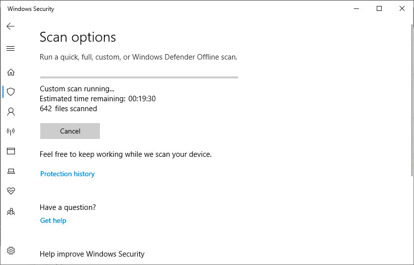 Win10怎么使用Windows Defender掃描文件夾中的惡意軟件?