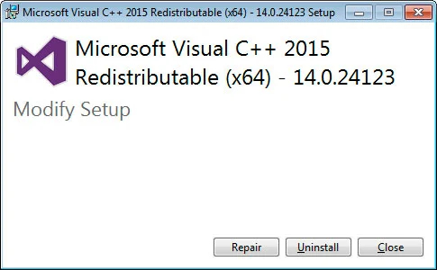 Win10電腦運行程序缺少Microsoft Visual C++ 2015 Runtime怎么辦?