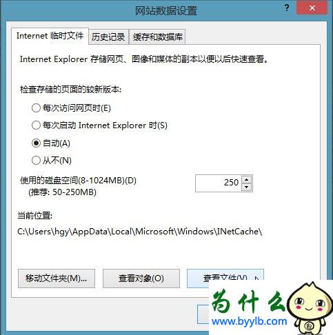 Win10專業(yè)版下IE緩存目錄在哪個文件夾?
