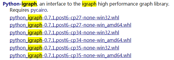 Windows7 64位環(huán)境下Python-igraph環(huán)境配置的方法