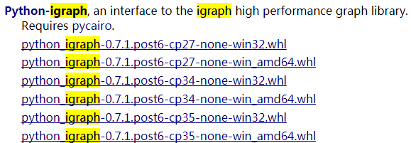 Windows7 64位環(huán)境下Python-igraph環(huán)境配置的方法