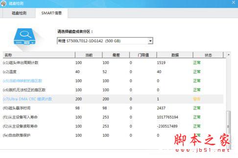 Win7檢測(cè)硬盤提示ultra dma crc錯(cuò)誤計(jì)數(shù)怎么辦？Win7檢測(cè)硬盤出現(xiàn)錯(cuò)誤解決方法