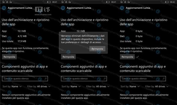 Win10Mobile創造者更新全新功能曝光 重置應用！