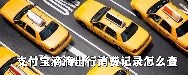 支付寶滴滴出行消費記錄怎么查_消費記錄查看方式全覽