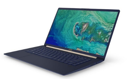 宏碁發布新款Swift5 Win10超極本 重量不足1Kg！