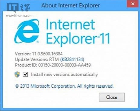 微軟為Win8.1版IE11發(fā)布修復(fù)補(bǔ)丁？