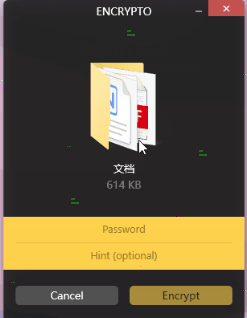 Encrypto給win10文件夾設(shè)置密碼分享