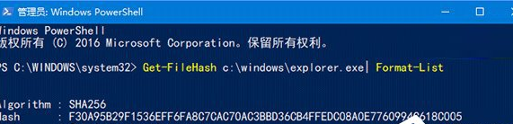 Win10系統(tǒng)中使用PowerShell校驗(yàn)文件具體流程介紹