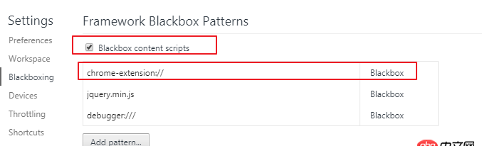 javascript - chrome斷點調試時，經常出現很多vm開頭的文件，隱身模式卻沒有，請問如何屏蔽？