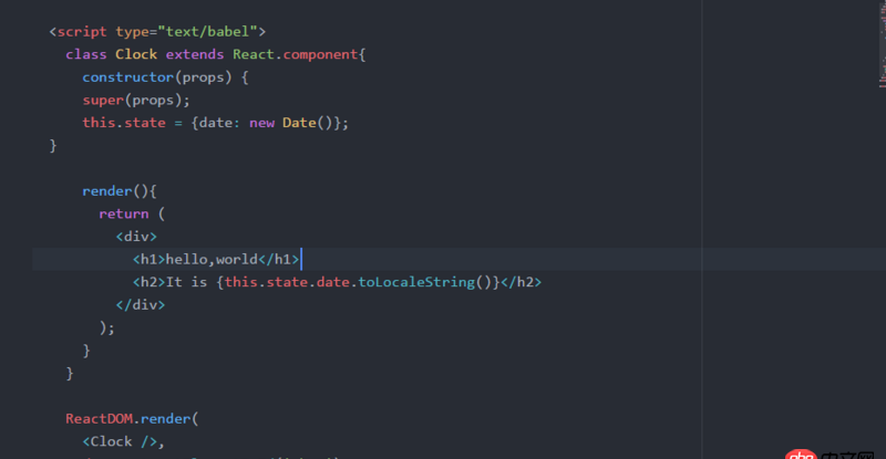 javascript - react 組件 使用super()報(bào)錯