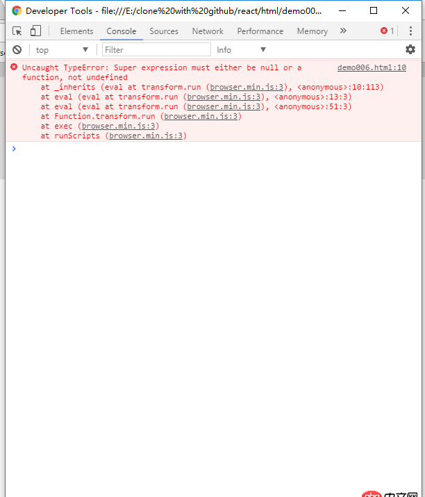 javascript - react 組件 使用super()報(bào)錯