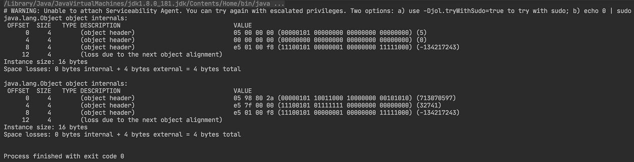Java synchronized鎖升級(jí)jol過程詳解
