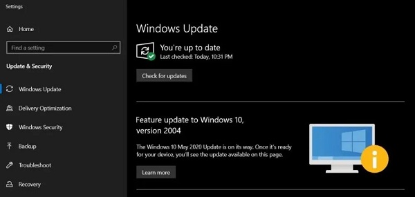 win101909版本即將終止服務(wù)解決方法