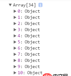 javascript - 新組成的數(shù)組打印出來出現(xiàn)問題，里面有對(duì)象，但長(zhǎng)度為空