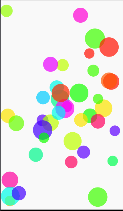 Android實(shí)現(xiàn)氣泡動(dòng)畫