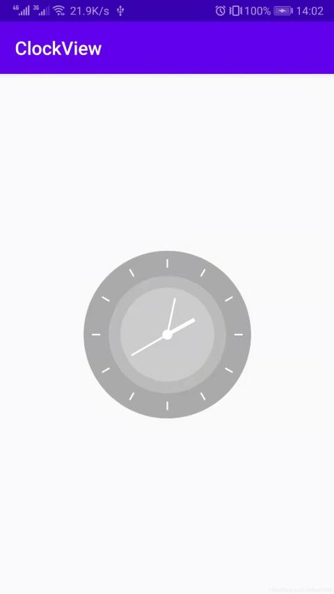 android自定義簡單時鐘