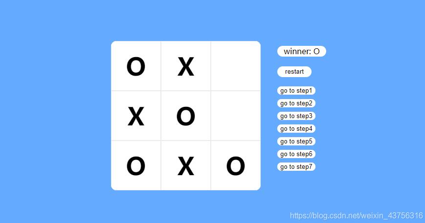 vue實(shí)現(xiàn)井字棋游戲